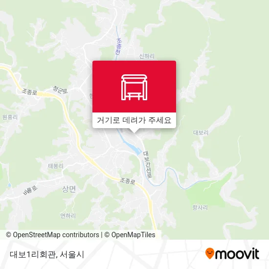 대보1리회관 지도