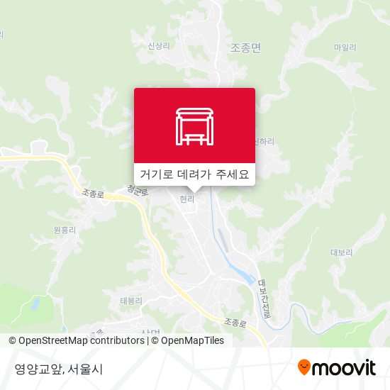 영양교앞 지도