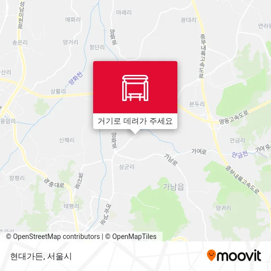 현대가든 지도