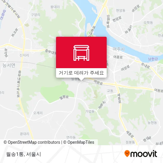 월송1통 지도