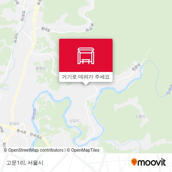 고문1리 지도
