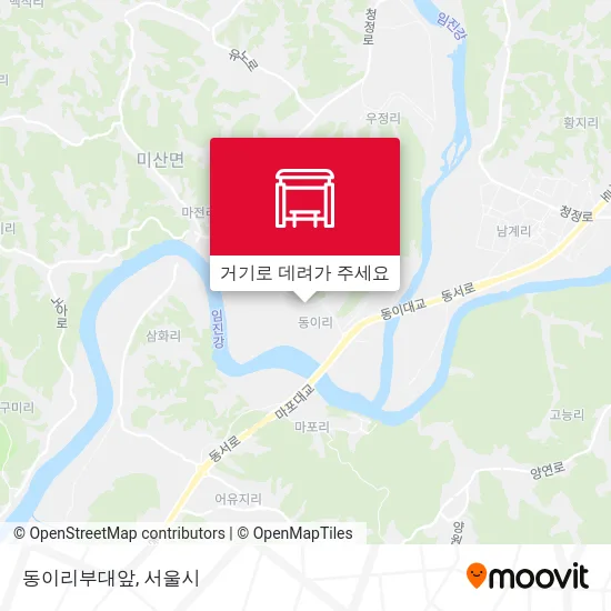 동이리부대앞 지도