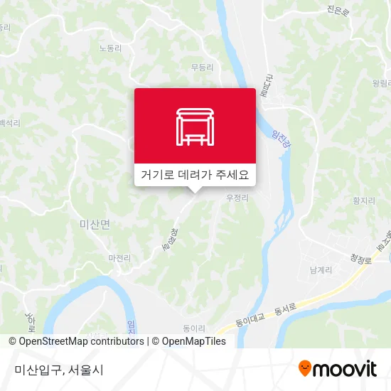 미산입구 지도