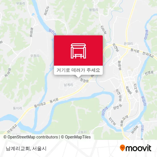 남계리교회 지도