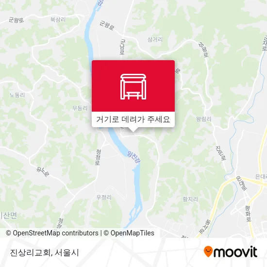 진상리교회 지도