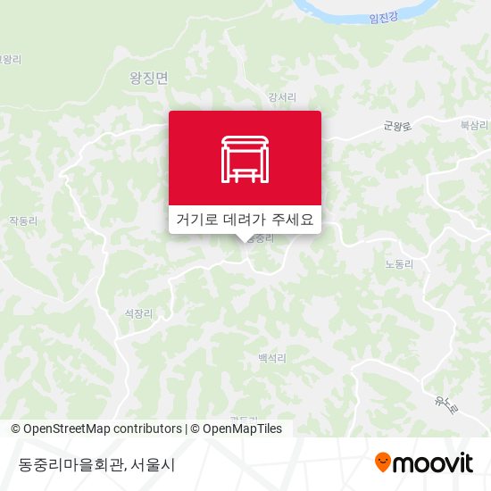 동중리마을회관 지도