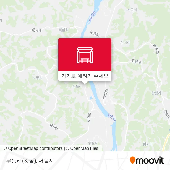 무등리(갓골) 지도