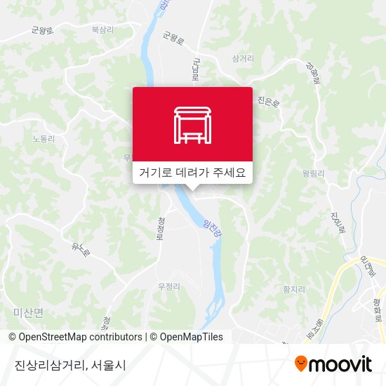 진상리삼거리 지도