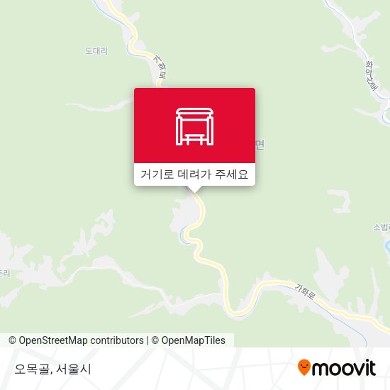 오목골 지도