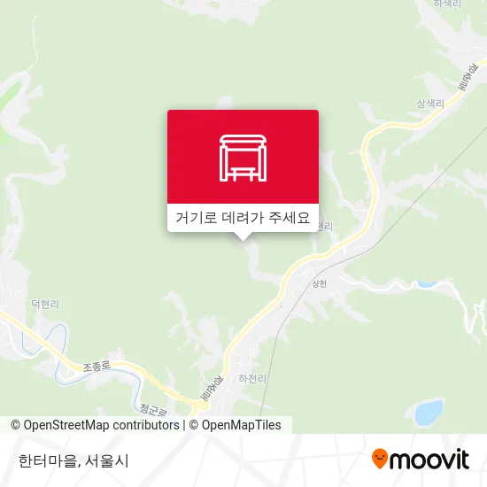 한터마을 지도