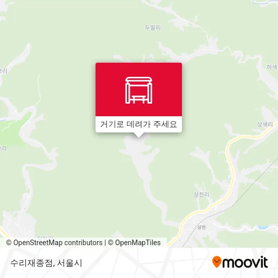 수리재종점 지도