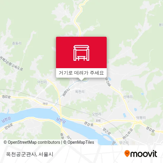 옥천공군관사 지도