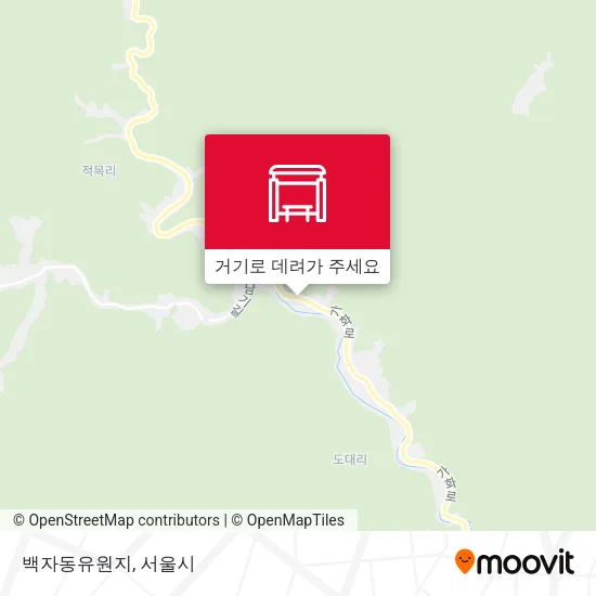 백자동유원지 지도