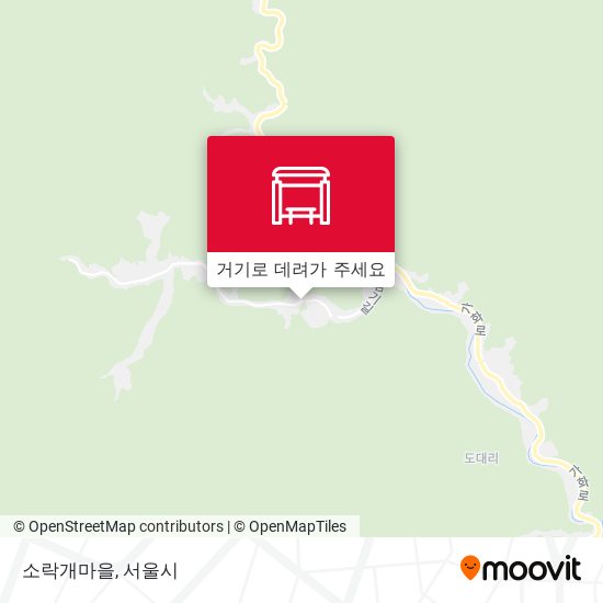 소락개마을 지도