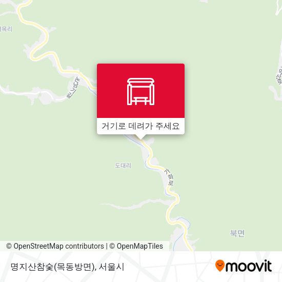 명지산참숯(목동방면) 지도