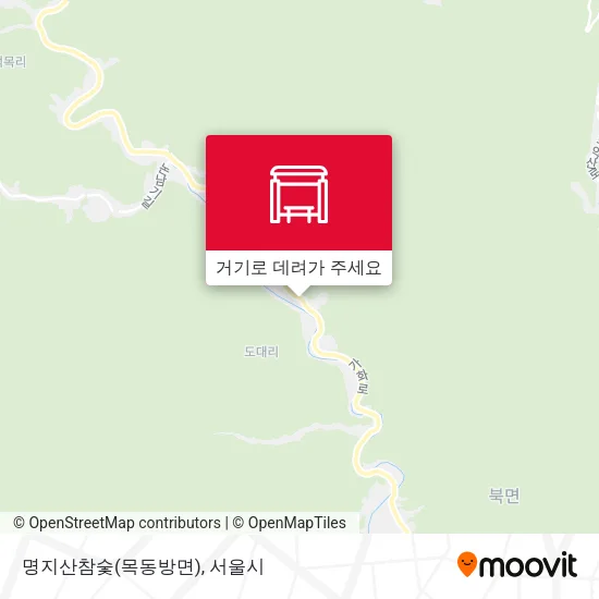 명지산참숯(목동방면) 지도