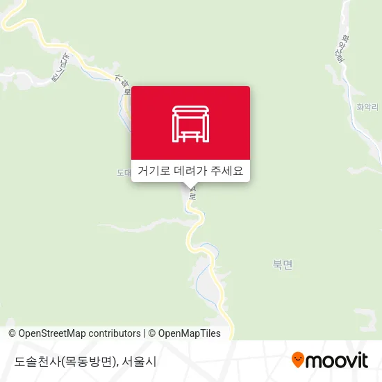 도솔천사(목동방면) 지도