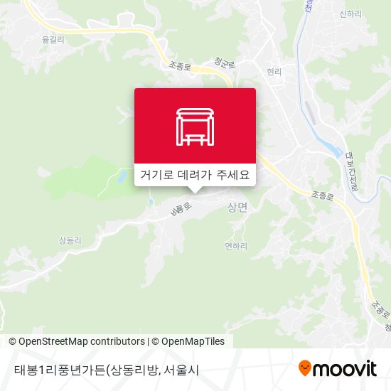 태봉1리풍년가든 지도