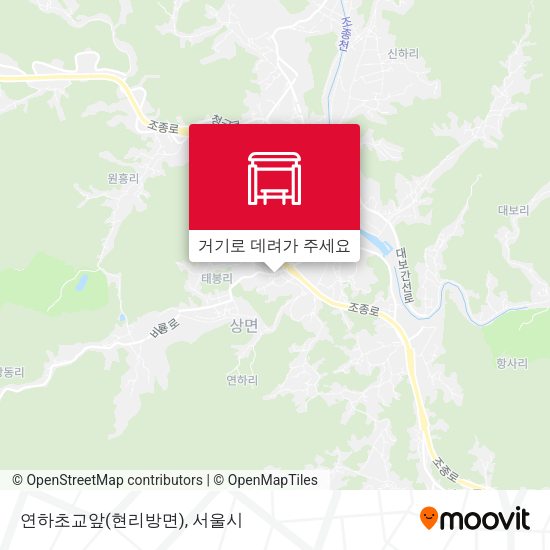 연하초교앞(현리방면) 지도