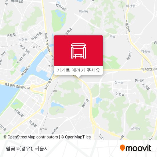 월곶Ic(경유) 지도
