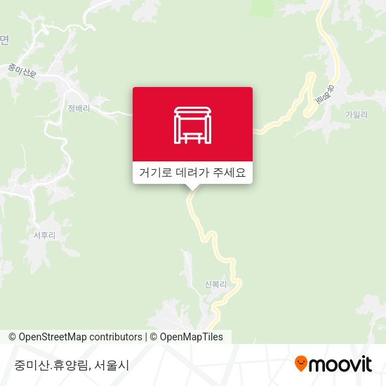 중미산.휴양림 지도