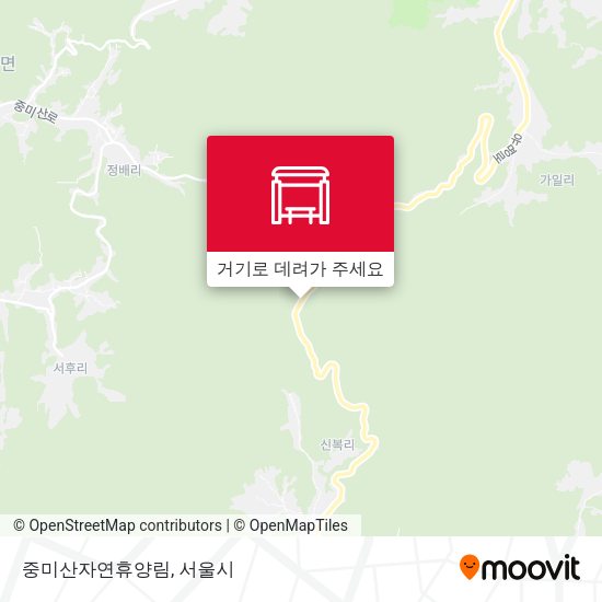 중미산자연휴양림 지도