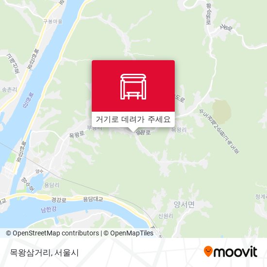 목왕삼거리 지도