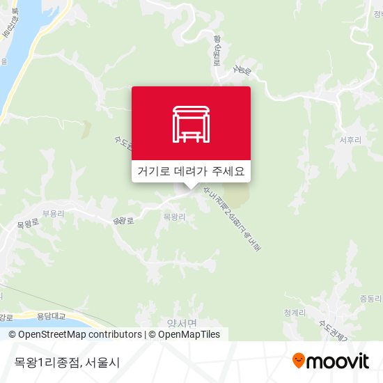 목왕1리종점 지도