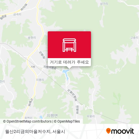 월산2리금의마을저수지 지도