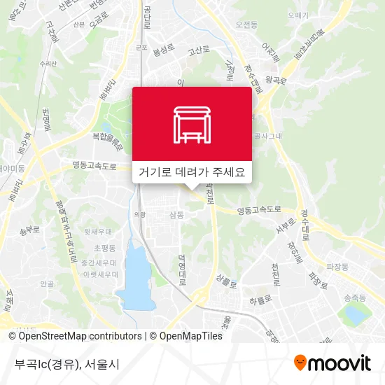 부곡Ic(경유) 지도