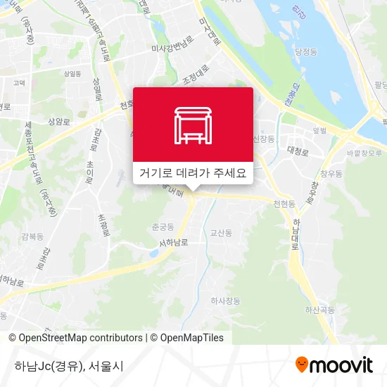 하남Jc(경유) 지도