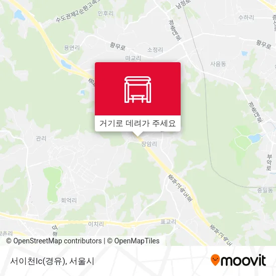 서이천Ic(경유) 지도
