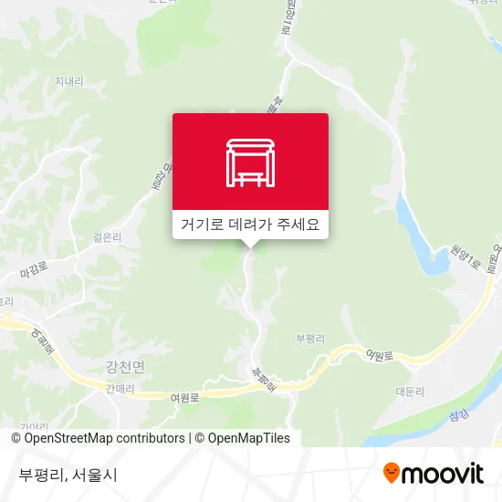 부평리 지도