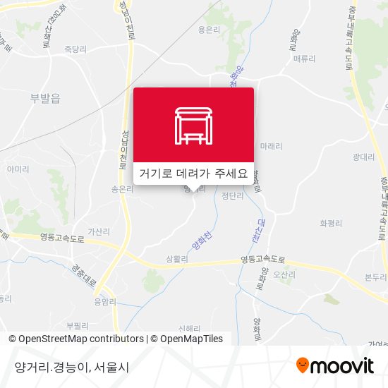 양거리.경능이 지도