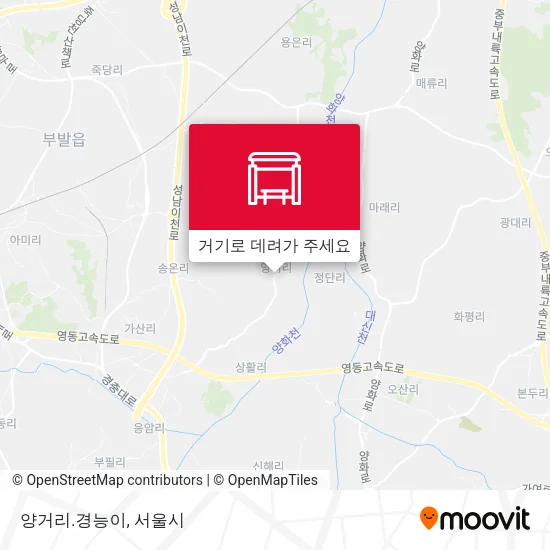 양거리.경능이 지도