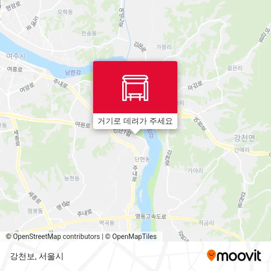 강천보 지도