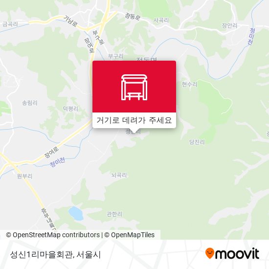 성신1리마을회관 지도