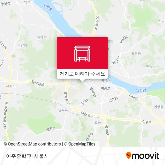 여주중학교 지도