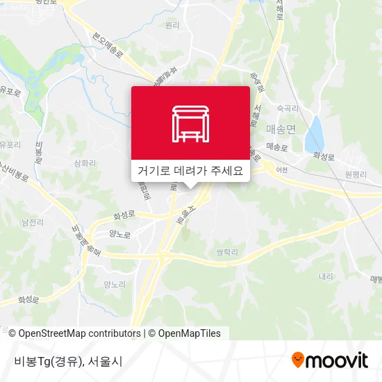 비봉Tg(경유) 지도