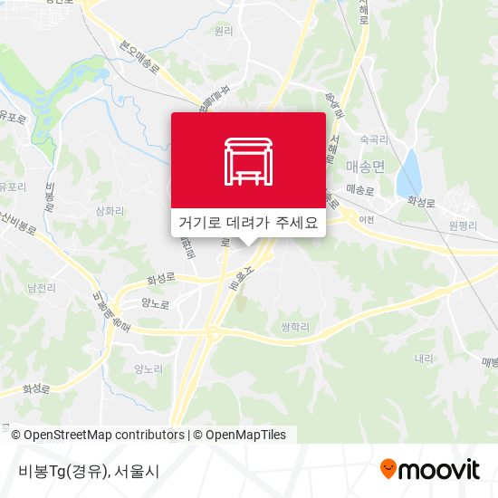 비봉Tg(경유) 지도