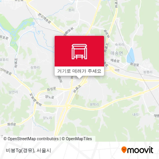비봉Tg(경유) 지도