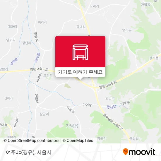 여주Jc(경유) 지도