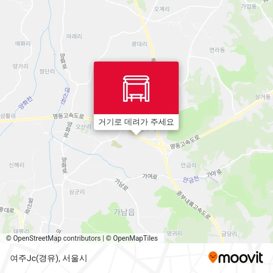 여주Jc(경유) 지도