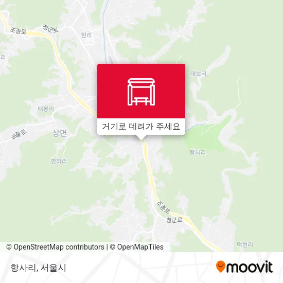 항사리 지도