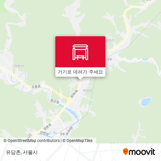 유답촌 지도