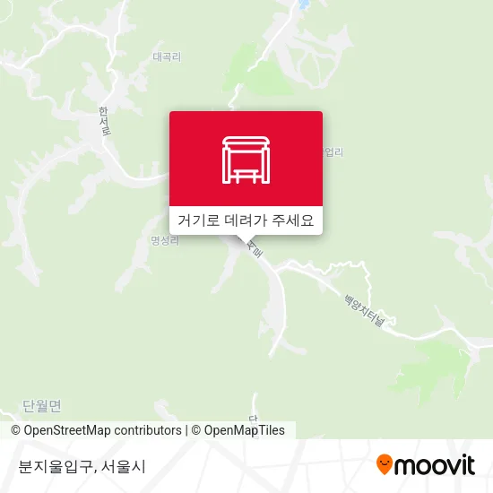 분지울입구 지도