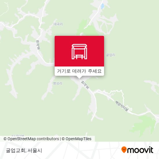 굴업교회 지도