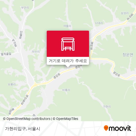 가현리입구 지도