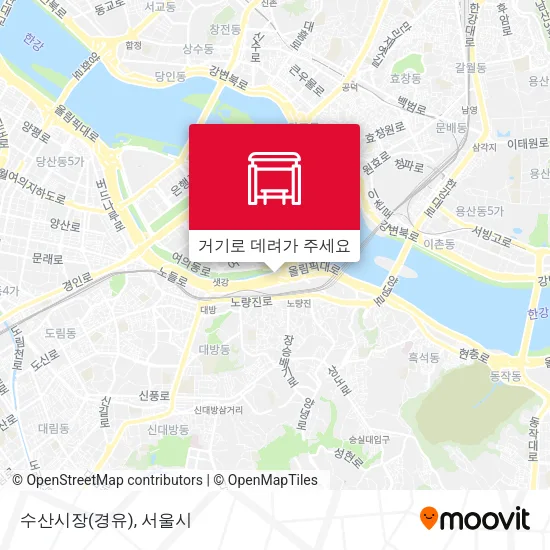 수산시장(경유) 지도