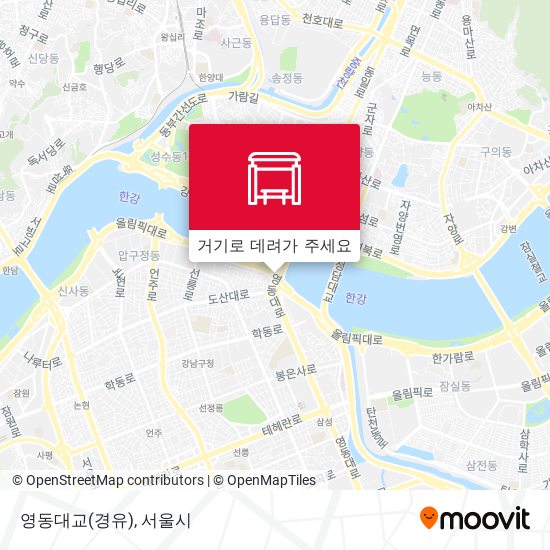 영동대교(경유) 지도